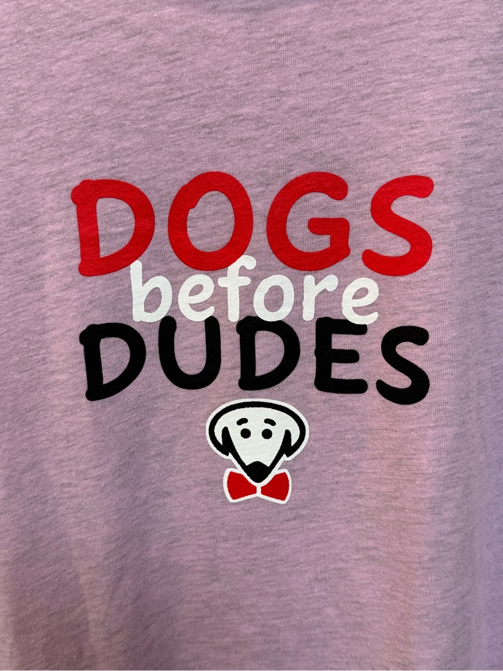 Bella Canvas Women’s 'Dogs Before Dudes' Graphic Tee - Picture 2 of 11